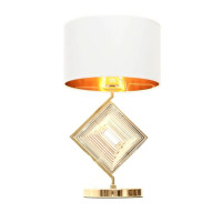  - Настольная лампа Lumina Deco Fabi LDT 5529 F.GD+WT
