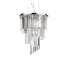 Подвесная люстра Ideal Lux Carlton SP12 Cromo 166247 - Подвесная люстра Ideal Lux Carlton SP12 Cromo 166247