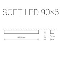  - Потолочный светодиодный светильник Nowodvorski Soft Led 9540