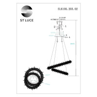  - Подвесной светодиодный светильник ST Luce Lucchero SL6105.203.02