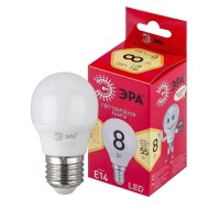  - Лампа светодиодная ЭРА E14 8W 2700K матовая LED P45-8W-827-E14 R Б0050697