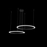 Подвесная люстра Crystal Lux MANZANA SP53W LED D600+800 BLACK - Подвесная люстра Crystal Lux MANZANA SP53W LED D600+800 BLACK