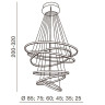 Подвесная люстра Azzardo Wheel 6 AZ1280 - Подвесная люстра Azzardo Wheel 6 AZ1280