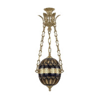  - Подвесной светильник Bohemia Ivele 71000P/20 G Amber-Blue/H-1I Y8