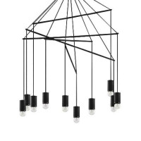  - Подвесная люстра Ideal Lux Pop SP10 Nero 158860