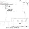 Подвесная люстра Crystal Lux CLT 015C4 L800 BL - Подвесная люстра Crystal Lux CLT 015C4 L800 BL