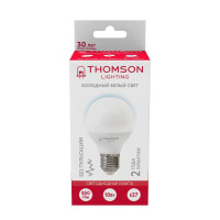  - Лампа светодиодная Thomson E27 8W 6500K шар матовая TH-B2319