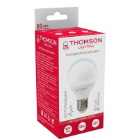  - Лампа светодиодная Thomson E27 8W 6500K шар матовая TH-B2319