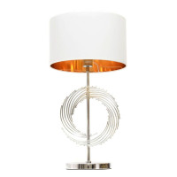  - Настольная лампа Lumina Deco Fabi LDT 5531 CHR+WT