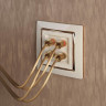 Акустическая розетка Werkel х4 слоновая кость WL03-AUDIOx4 ivory 4690389059247 - Акустическая розетка Werkel х4 слоновая кость WL03-AUDIOx4 ivory 4690389059247