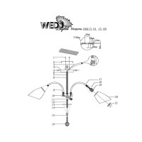  - Потолочная люстра Wedo Light Tasita 66613.01.15.08
