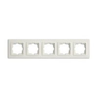  - Рамка 5-постовая Mono Electric Despina жемчуг 102-250000-164