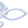 Потолочная люстра Seven Fires Lejv SF7068/5C-WT-RGB - Потолочная люстра Seven Fires Lejv SF7068/5C-WT-RGB