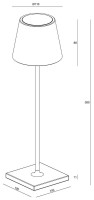 Настольная лампа Deko-Light Sheratan I Dim 346011  - Настольная лампа Deko-Light Sheratan I Dim 346011