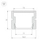 Профиль PDS-SM-2000 ANOD BLACK (Arlight, Алюминий) - Профиль PDS-SM-2000 ANOD BLACK (Arlight, Алюминий)