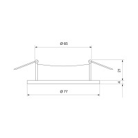  - Встраиваемый светильник Elektrostandard 110 MR16 черный 4690389168673