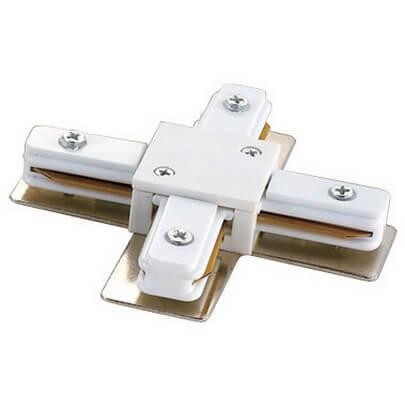 Соединитель для шинопроводов Х-образный Volpe UBX-Q121 K41 WHITE 10575 