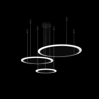  - Подвесная люстра Crystal Lux MANZANA SP67W LED D400+600+800 BLACK