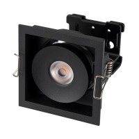  - Светильник CL-SNODO-LUM-S80x80-9W Warm3000 (BK, 45 deg) (Arlight, IP20 Металл, 3 года)