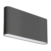  - Светильник SP-WALL-FLAT-S170x90-2x6W Warm3000 (GR, 120 deg, 230V) (Arlight, IP54 Металл, 3 года)