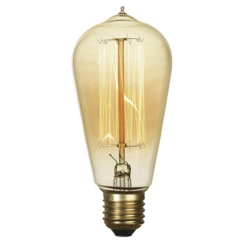 Лампа накаливания E27 60W 2700K прозрачная GF-E-764 