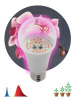  - Лампа светодиодная для растений ЭРА E27 14W 1310K прозрачная Fito-14W-RB-E27 Б0050602