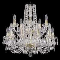  - Подвесная люстра Bohemia Ivele 1402/10+5/195/2d G