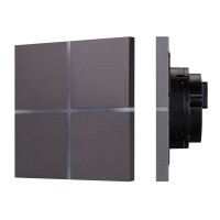 - INTELLIGENT ARLIGHT Сенсорная панель KNX-304-13-IN Grey (BUS, Frameless) (IARL, IP20 Металл, 2 года)