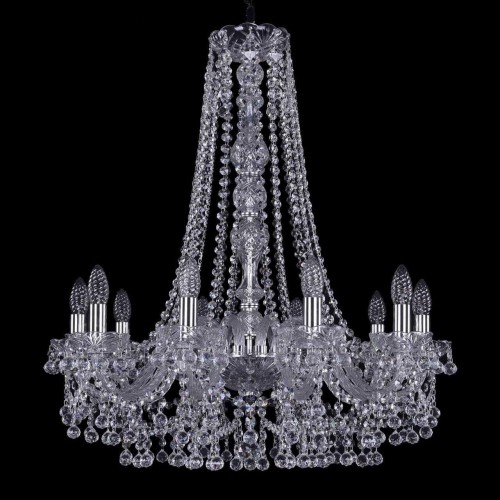 Подвесная люстра Bohemia Ivele 1409/10/240/h-76 Ni 