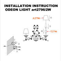  - Бра Odeon Light Tender 2796/2W