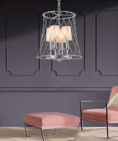 - Подвесная люстра Lumina Deco Berton LDP 8013-4 CHR