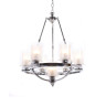 Подвесная люстра Lumina Deco Santini LDP 1220-7 CHR+WT - Подвесная люстра Lumina Deco Santini LDP 1220-7 CHR+WT