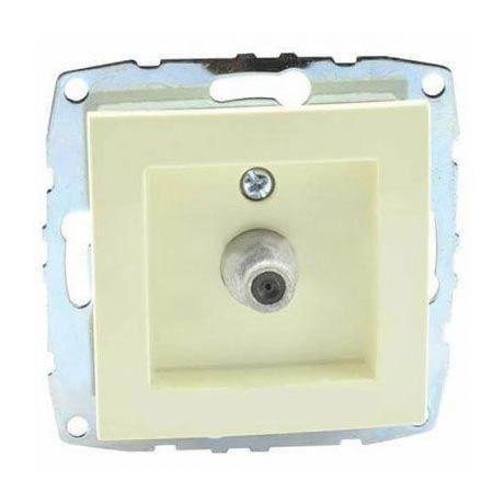 Розетка TV концевая Mono Electric Despina/ Larissa с экраном крем 500-001705-138 