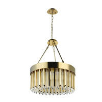  - Подвесная люстра Lumien Hall Карре LH3056/9P-GDCG