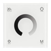  - Панель SMART-P4-DIM-G-IN White (12-24V, 4x3A, Sens, 2.4G) (Arlight, IP20 Пластик, 5 лет)