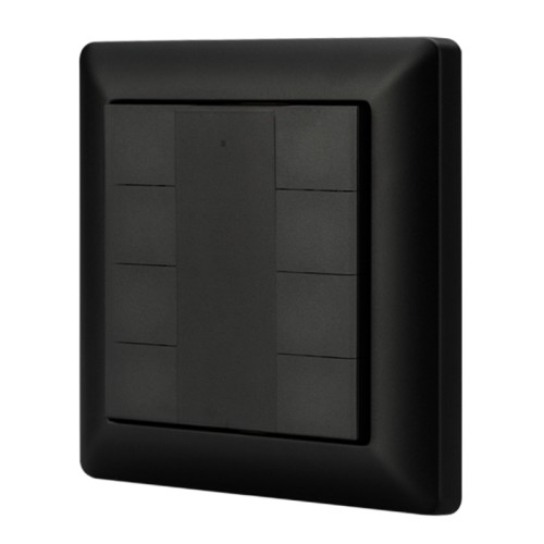 INTELLIGENT ARLIGHT Панель DALI-223-8K-D2-IN-BLACK (BUS, Free purpose) (IARL, -) Встраиваемая кнопочная черная пластиковая панель для работы по протоколу DALI-2. 8 кнопок свободного функционала. Назначение кнопок задается в мастер-контроллере серии DALI-LOGIC-x. Питание от шины DALI (4 мА).