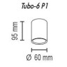 Потолочный светильник TopDecor Tubo6 P1 20 - Потолочный светильник TopDecor Tubo6 P1 20