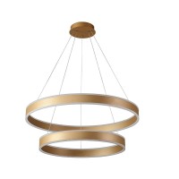  - Подвесная люстра Crystal Lux MUCHOS SP123W LED D600+800 GOLD