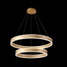 Подвесная люстра Crystal Lux MUCHOS SP123W LED D600+800 GOLD - Подвесная люстра Crystal Lux MUCHOS SP123W LED D600+800 GOLD