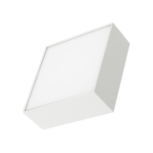 Светильник SP-QUADRO-S175x175-16W Warm3000 (WH, 120 deg, 230V) (Arlight, IP40 Металл, 3 года) Накладной светильник. Мощность 16 Вт, св. поток 825-1000 лм, 63 лм/Вт, теплый 3000 K, CRI>90, угол 120°, напряжение питания 230 В. Белый квадратный корпус из алюминия, экран PC, степень защиты IP40. Размер: длина 175 мм, ширина 175 мм, высота 59 мм. Монтаж накладной. Драйвер 26-40 В, 400 мА, пульсация 
