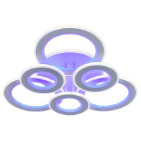  - Потолочная светодиодная люстра Profit Light 8005/3+3 WHT