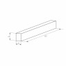 Трек MAG-TRACK-4563-500 (BK) (Arlight, IP20 Металл, 3 года) - Трек MAG-TRACK-4563-500 (BK) (Arlight, IP20 Металл, 3 года)