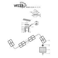  - Потолочная люстра Wedo Light Lavanya 66600.01.13.04