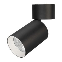 - Светильник SP-POLO-SURFACE-FLAP-R85-15W Warm3000 (BK-WH, 40 deg) (Arlight, IP20 Металл, 3 года)