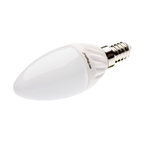 Светодиодная лампа ECOLAMP E14 4W Day White CANDLE-603 (Arlight, СВЕЧА) E14 220V Светодиодная лампа "свеча" 4W, керамический корпус. Цвет Белый дневной 4000K. Св.поток 300-340 лм, питание AC200-240V. Габариты 37x104 мм