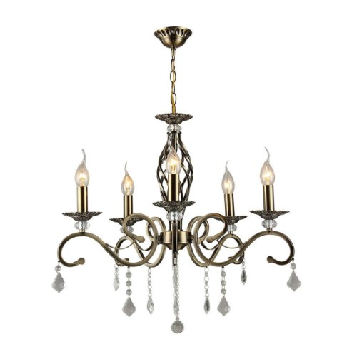 Подвесная люстра Seven Fires Aelita WD3529/5H-AB-CL 