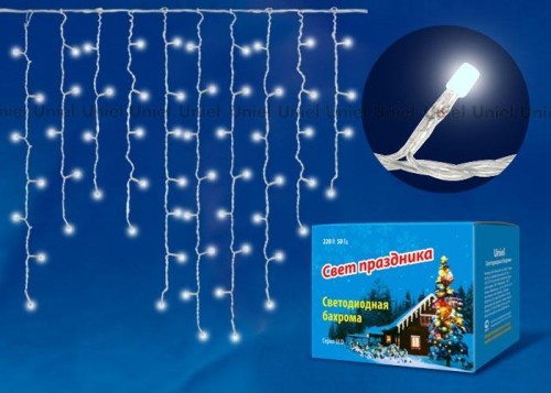 Светодиодная гирлянда Uniel бахрома 220V синий ULD-B3010-200/DTA Blue IP20 07950 