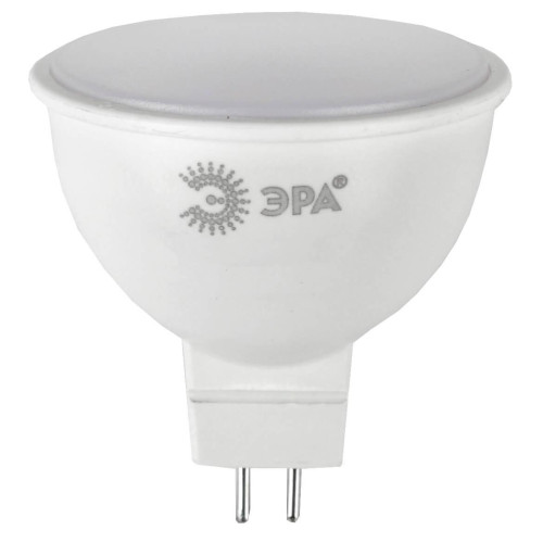 Лампа светодиодная ЭРА GU5.3 9W 4000K матовая LED MR16-9W-840-GU5.3 R Б0050199 