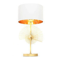  - Настольная лампа Lumina Deco Fonti LDT 5534 GD+WT