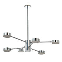  - Подвесная люстра Crystal Lux Goracio SP6+1 D800 Chrome